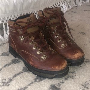 Timberland leather hiking boots